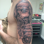Johnny Renteria Custom Tattoo Artist Virginia Beach. Studio Evolve Tattoo