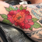 Flower Tattoo by Lucy Lou