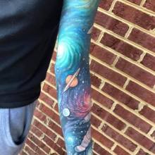 Space Tattoo by Lucy Lou