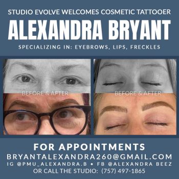 Alexandra Bryant cosmetic tattooer